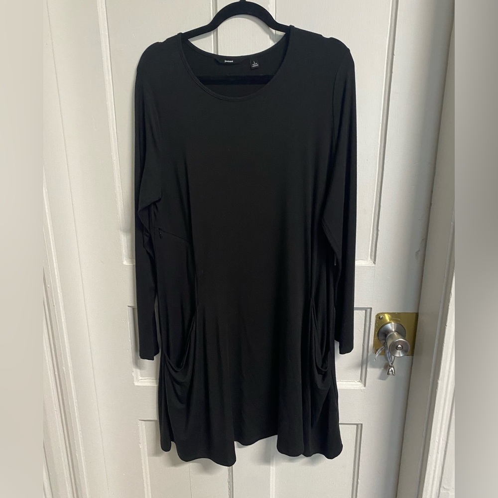 Black Petabrand dress/ long shirt boutique